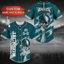Philadelphia Eagles Baseball Jersey Custom Name And Number Gift For NFL Fans Philadelphia Eagles Baseball Jersey Custom Name And Number Gift For NFL Fans