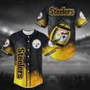Stylish NFL Pittsburgh Steelers Baseball Jersey Gift For Cool Dad Stylish NFL Pittsburgh Steelers Baseball Jersey Gift For Cool Dad