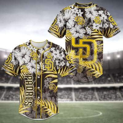 Aloha MLB San Diego Padres Baseball Jersey Flower Gift For Sporty Husband Aloha MLB San Diego Padres Baseball Jersey Flower Gift For Sporty Husband