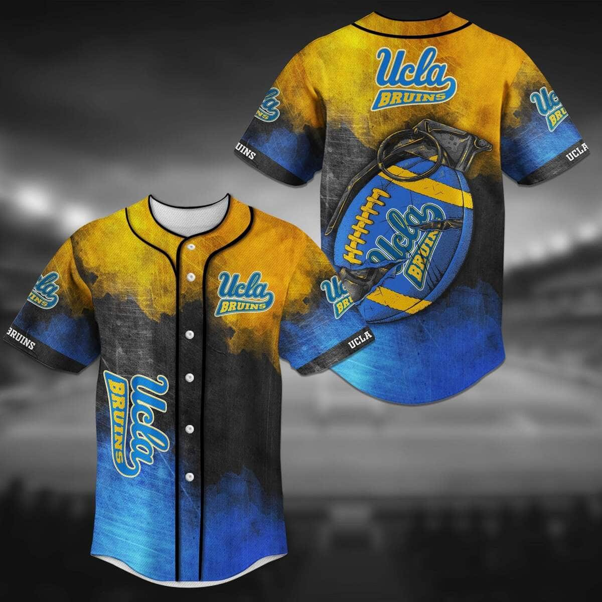 Classic NFL UCLA Bruins Baseball Jersey Grenade Gift For Family