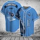 Blue NFL Tennessee Titans Baseball Jersey Gift For Sports Fans Blue NFL Tennessee Titans Baseball Jersey Gift For Sports Fans