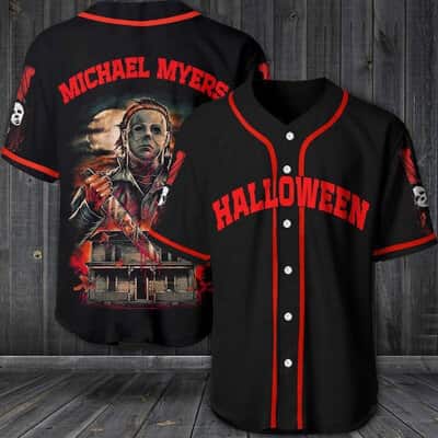 Halloween Michael Myers Baseball Jersey Gift For Best Friend