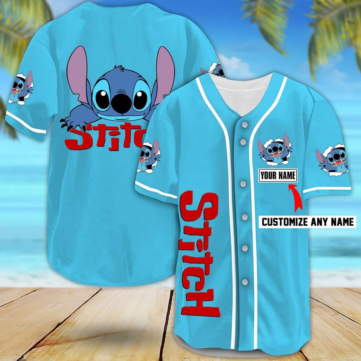 Personalized Lilo And Stitch Baseball Jersey Gift For Family Personalized Lilo And Stitch Baseball Jersey Gift For Family