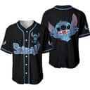 Black Lilo And Stitch Baseball Jersey Funny Gift For Best Friend Black Lilo And Stitch Baseball Jersey Funny Gift For Best Friend