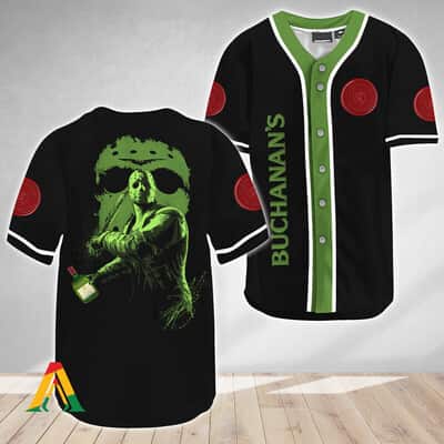 Cool Jason Voorhees Baseball Jersey Friday The 13th Buchanan&rsquo;s Whisky Gift For Boyfriend