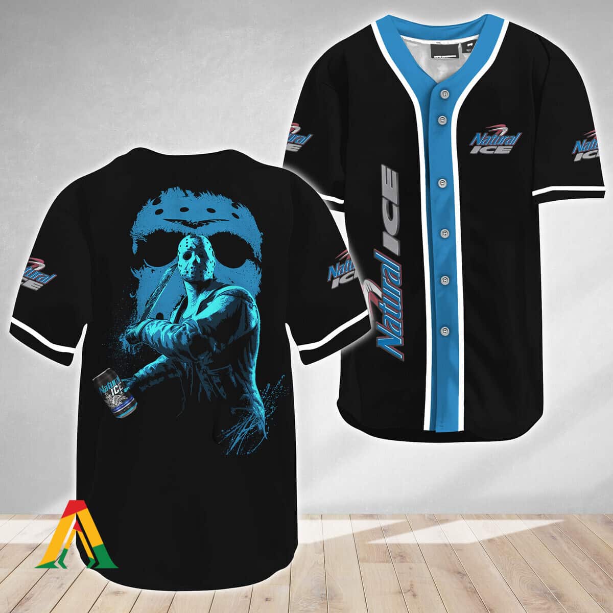 Jason Voorhees Baseball Jersey Friday The 13th Natural Ice Gift For Dad Jason Voorhees Baseball Jersey Friday The 13th Natural Ice Gift For Dad