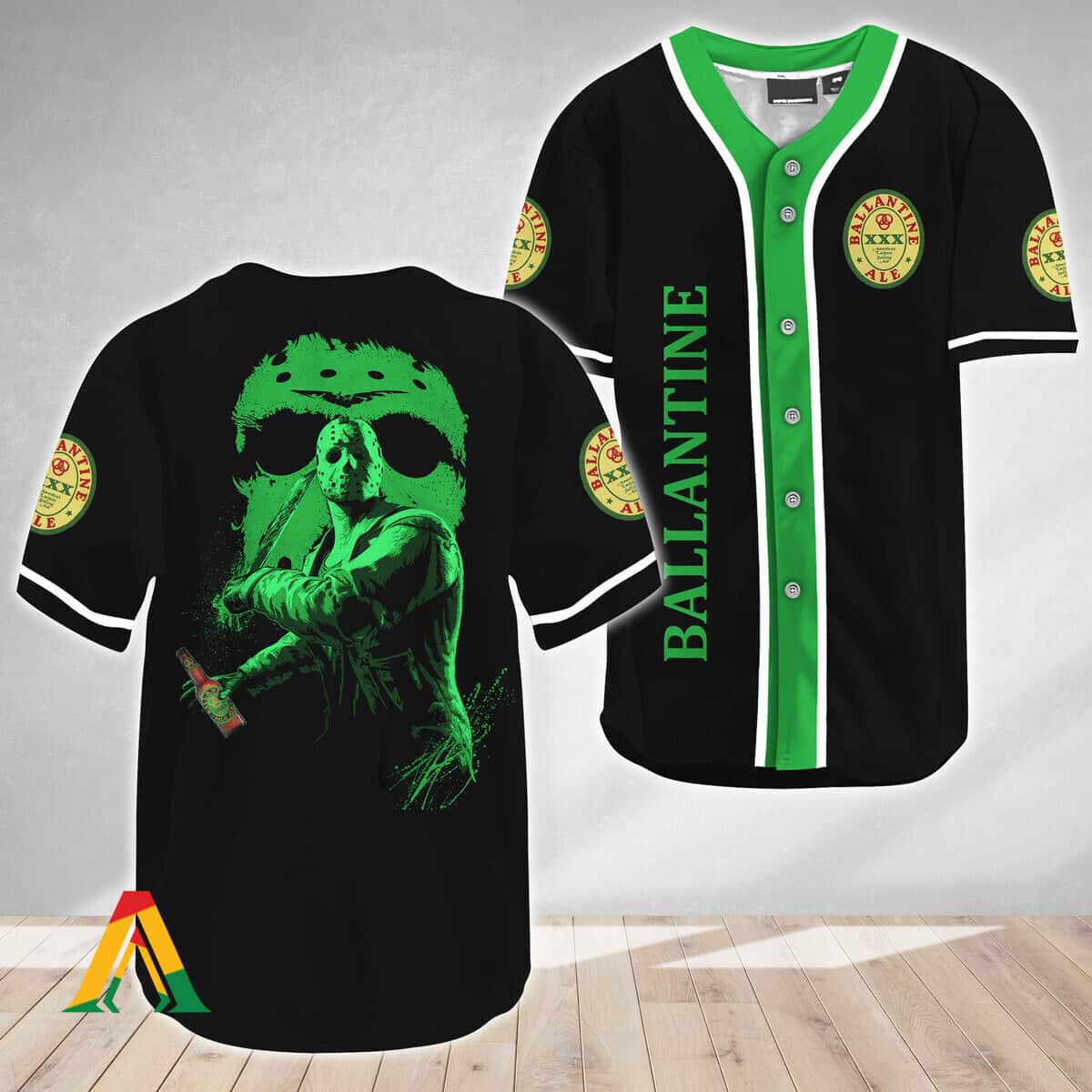 Halloween Jason Voorhees Baseball Jersey Friday The 13th Ballantine Gift For Him Halloween Jason Voorhees Baseball Jersey Friday The 13th Ballantine Gift For Him