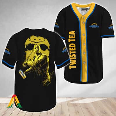 Balck Jason Voorhees Baseball Jersey Friday The 13th Twisted Tea Gift For Friends Balck Jason Voorhees Baseball Jersey Friday The 13th Twisted Tea Gift For Friends