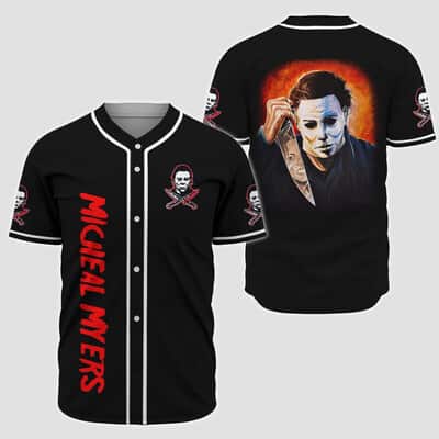 Michael Myers Baseball Jersey John Carpenter's Gift For Family