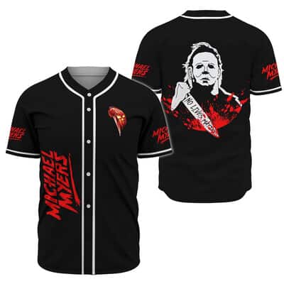 Michael Myers Baseball Jersey No Lives Matter Gift For Girlfriend