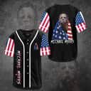 Halloween Michael Myers Baseball Jersey US Flag Gift For Fans Halloween Michael Myers Baseball Jersey US Flag Gift For Fans