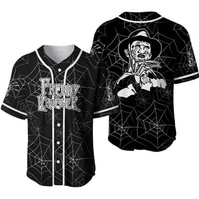 Halloween Freddy Krueger Baseball Jersey Horror Film Gift For Dad Halloween Freddy Krueger Baseball Jersey Horror Film Gift For Dad