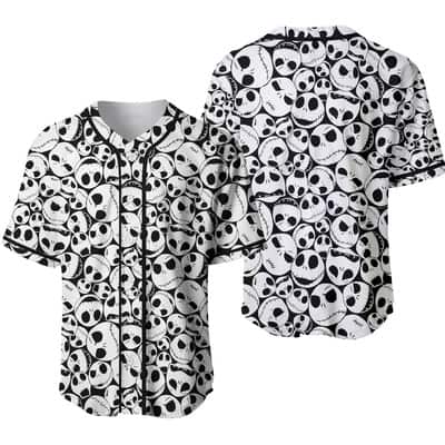Jack Skellington Baseball Jersey The Nightmare Before Christmas Gift For Brother