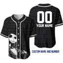 Personalized Jack Skellington Baseball Jersey Gift For Husband Personalized Jack Skellington Baseball Jersey Gift For Husband