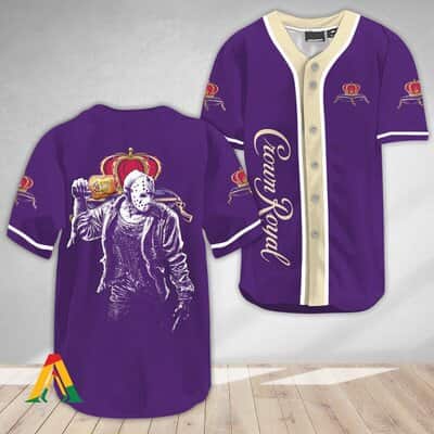 Halloween Jason Voorhees Baseball Jersey My Crown Royal Gift For Dad Halloween Jason Voorhees Baseball Jersey My Crown Royal Gift For Dad