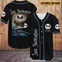 Customize Jack Skellington Baseball Jersey Nightmare Before Christmas Gift For Brother Customize Jack Skellington Baseball Jersey Nightmare Before Christmas Gift For Brother