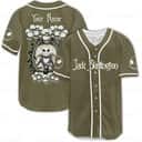 Customize Jack Skellington Baseball Jersey The Nightmare Before Christmas Gift For Dad Customize Jack Skellington Baseball Jersey The Nightmare Before Christmas Gift For Dad