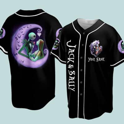 Customize Jack Skellington Baseball Jersey Sally Gift For Dad