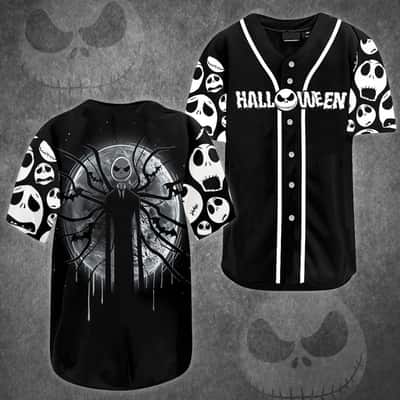 Halloween Jack Skellington Baseball Jersey Gift For Husband