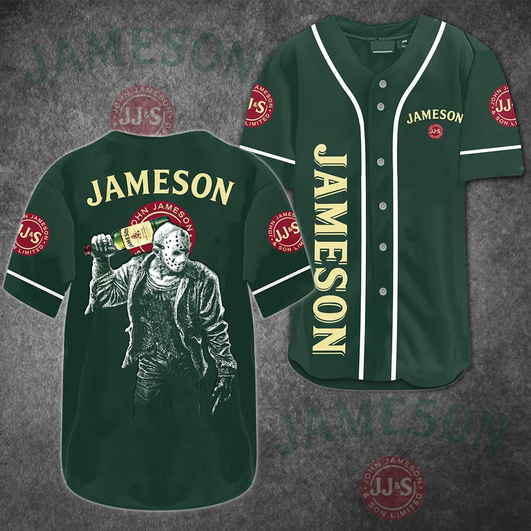 Halloween Jason Voorhees Baseball Jersey Jameson Gift For Sports Fans
