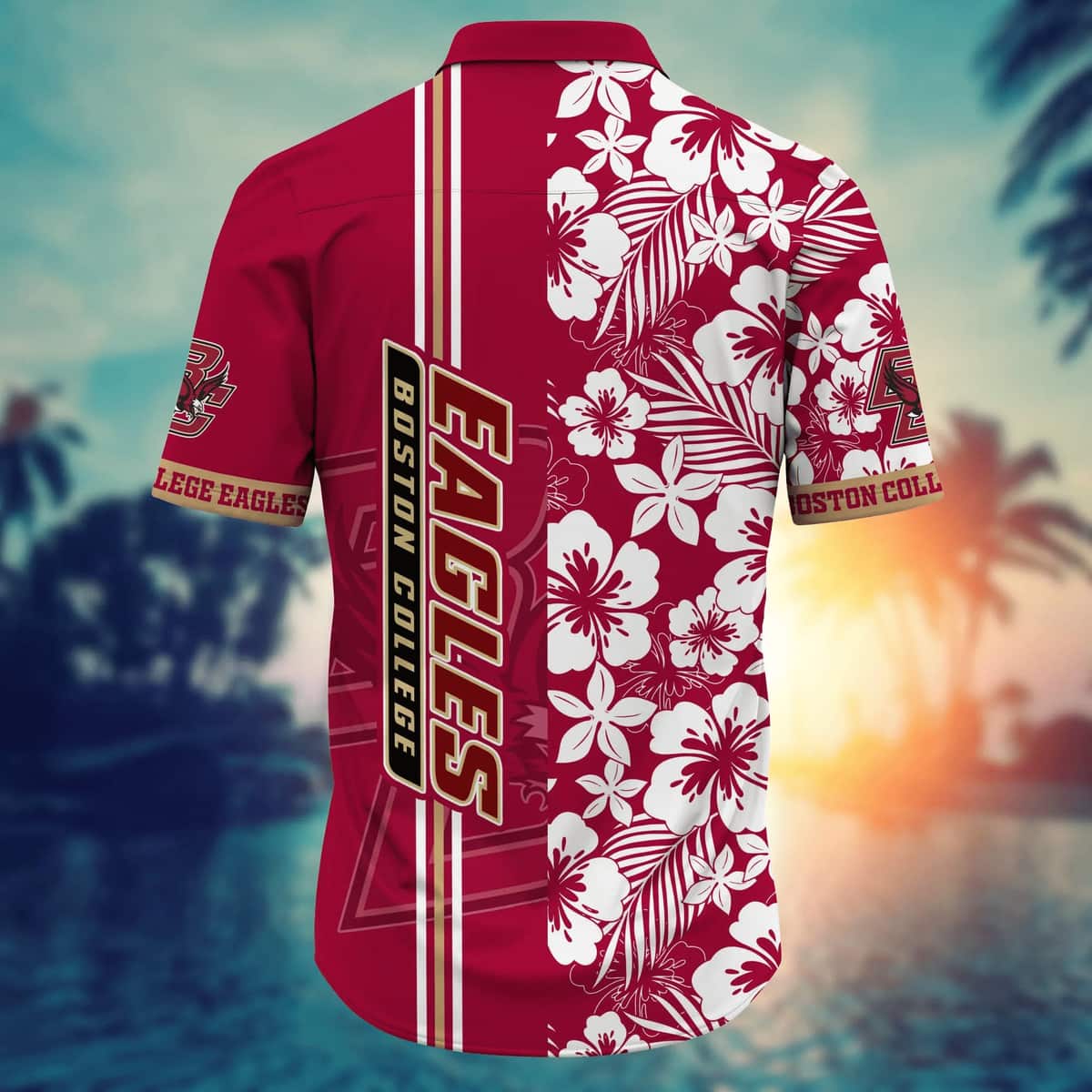 NCAA Boston College Eagles Hawaiian Shirt Aloha Summer Gift For Stepdad NCAA Boston College Eagles Hawaiian Shirt Aloha Summer Gift For Stepdad