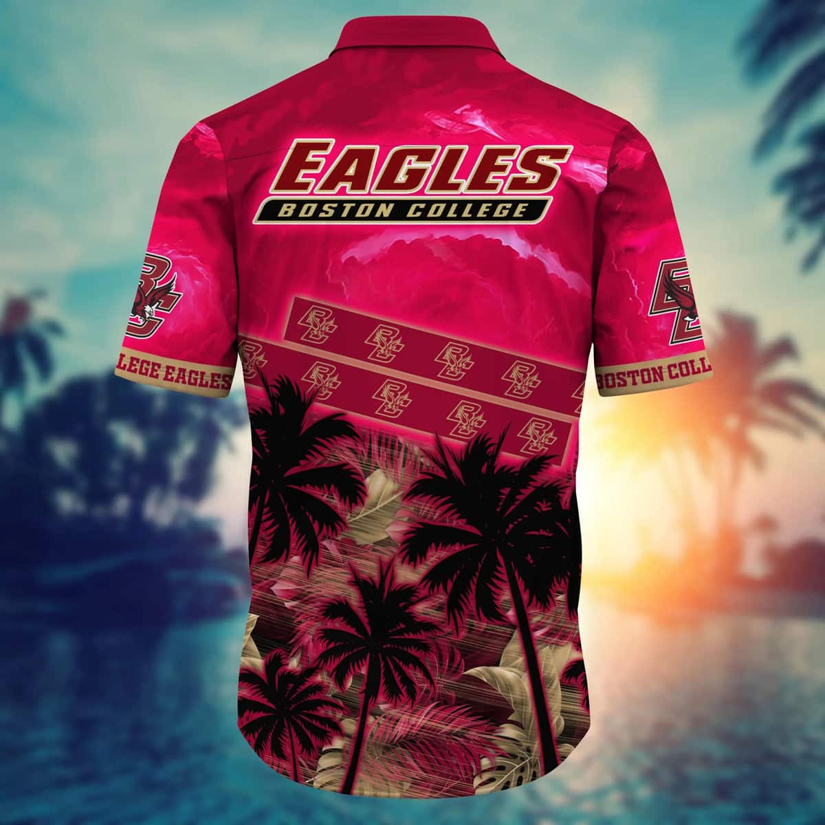 Vintage Aloha NCAA Boston College Eagles Hawaiian Shirt Gift For Dad Vintage Aloha NCAA Boston College Eagles Hawaiian Shirt Gift For Dad