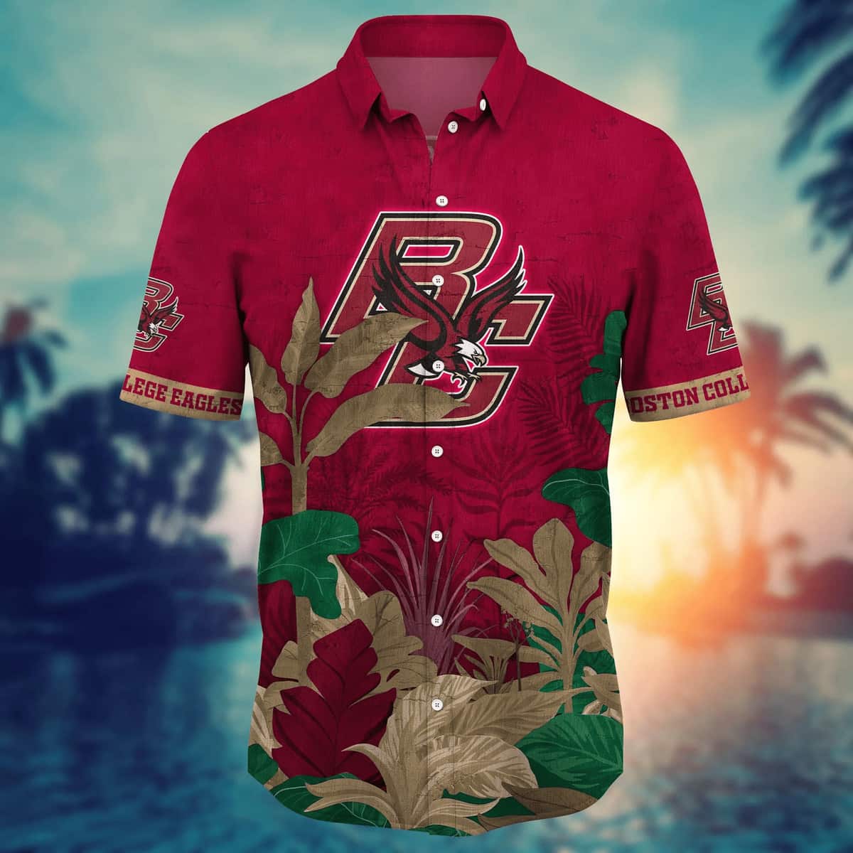 NCAA Boston College Eagles Hawaiian Shirt Practical Beach Gift For Best Friend NCAA Boston College Eagles Hawaiian Shirt Practical Beach Gift For Best Friend