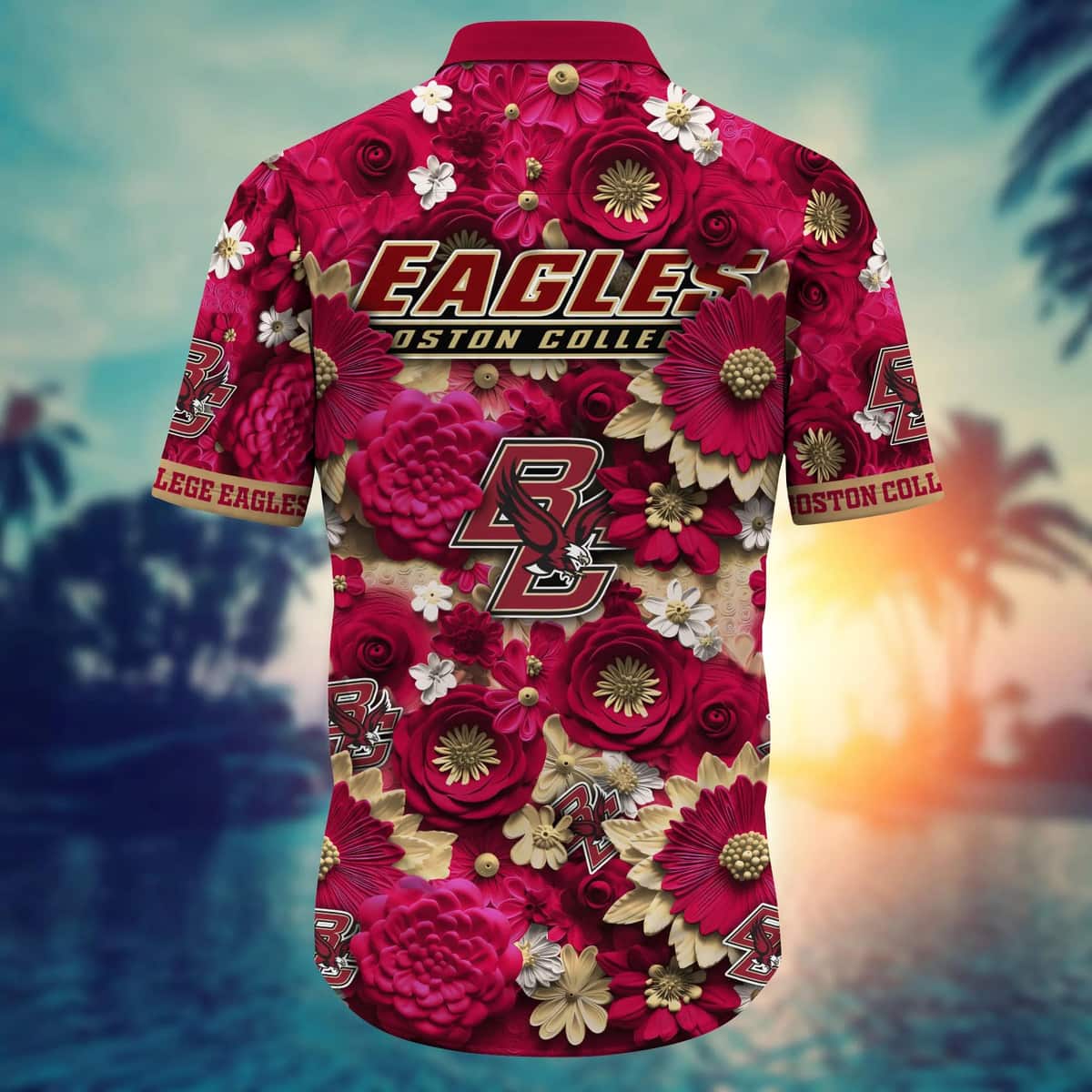 NCAA Boston College Eagles Hawaiian Shirt Practical Beach Gift For Family NCAA Boston College Eagles Hawaiian Shirt Practical Beach Gift For Family
