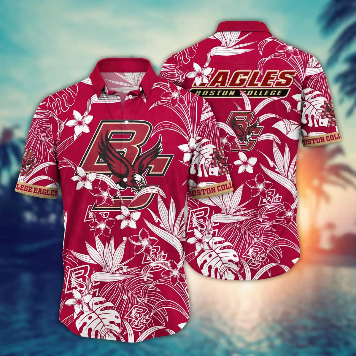 Special Aloha NCAA Boston College Eagles Hawaiian Shirt Summer Vacation Gift