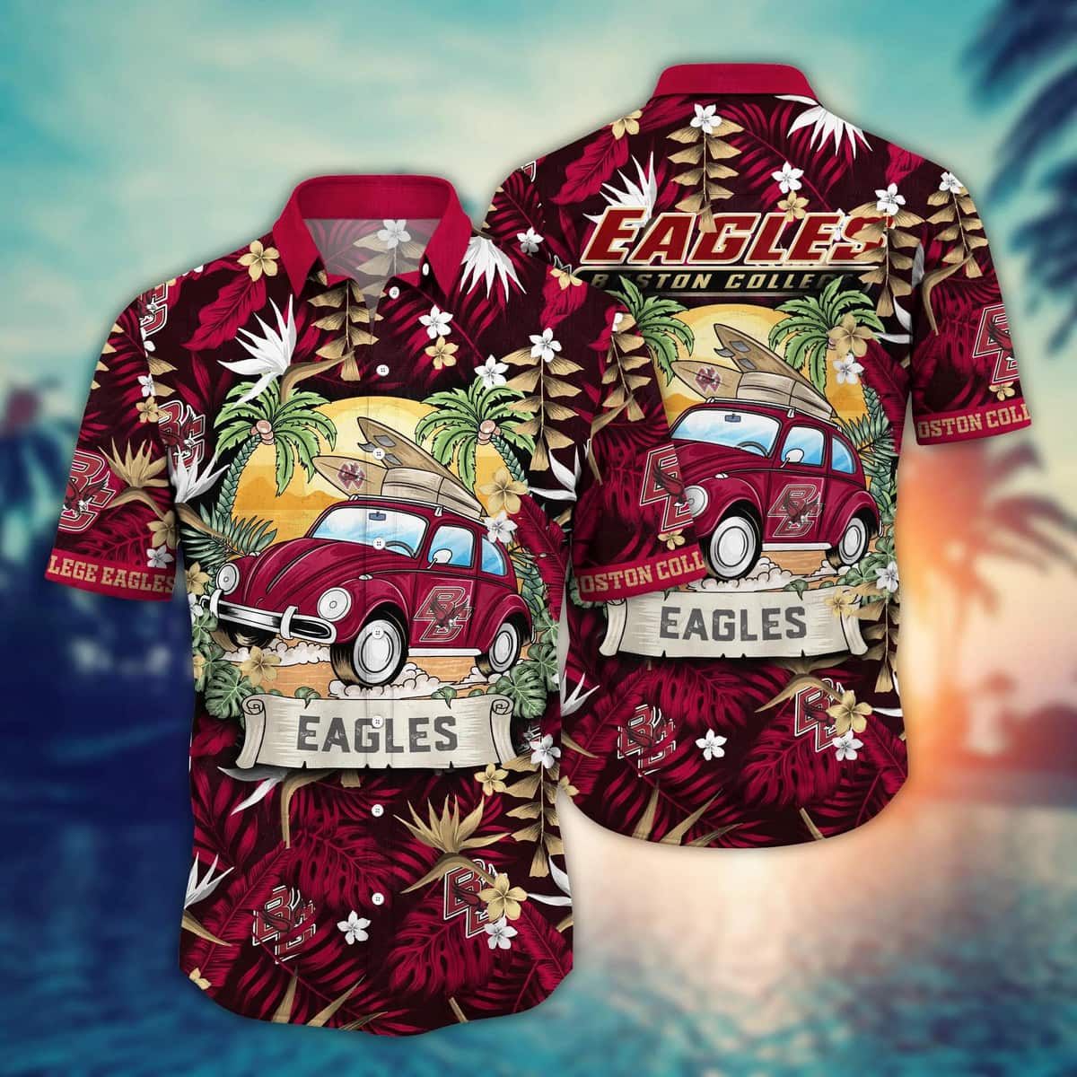 NCAA Boston College Eagles Hawaiian Shirt Cool Gift For Summer Holiday NCAA Boston College Eagles Hawaiian Shirt Cool Gift For Summer Holiday