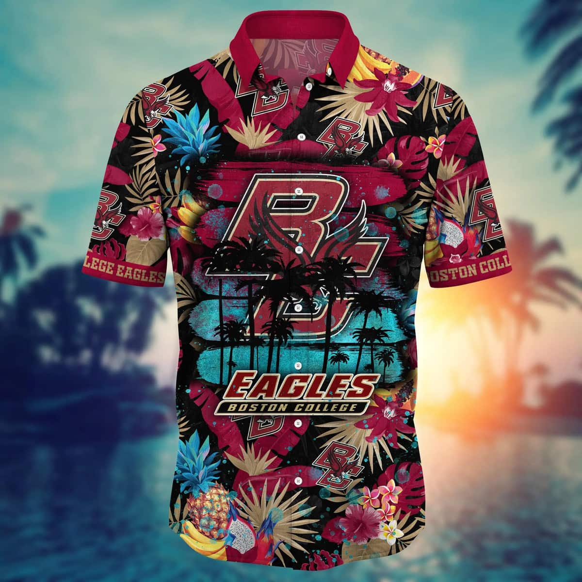 Summer Aloha NCAA Boston College Eagles Hawaiian Shirt Cool Gift For Dad Summer Aloha NCAA Boston College Eagles Hawaiian Shirt Cool Gift For Dad
