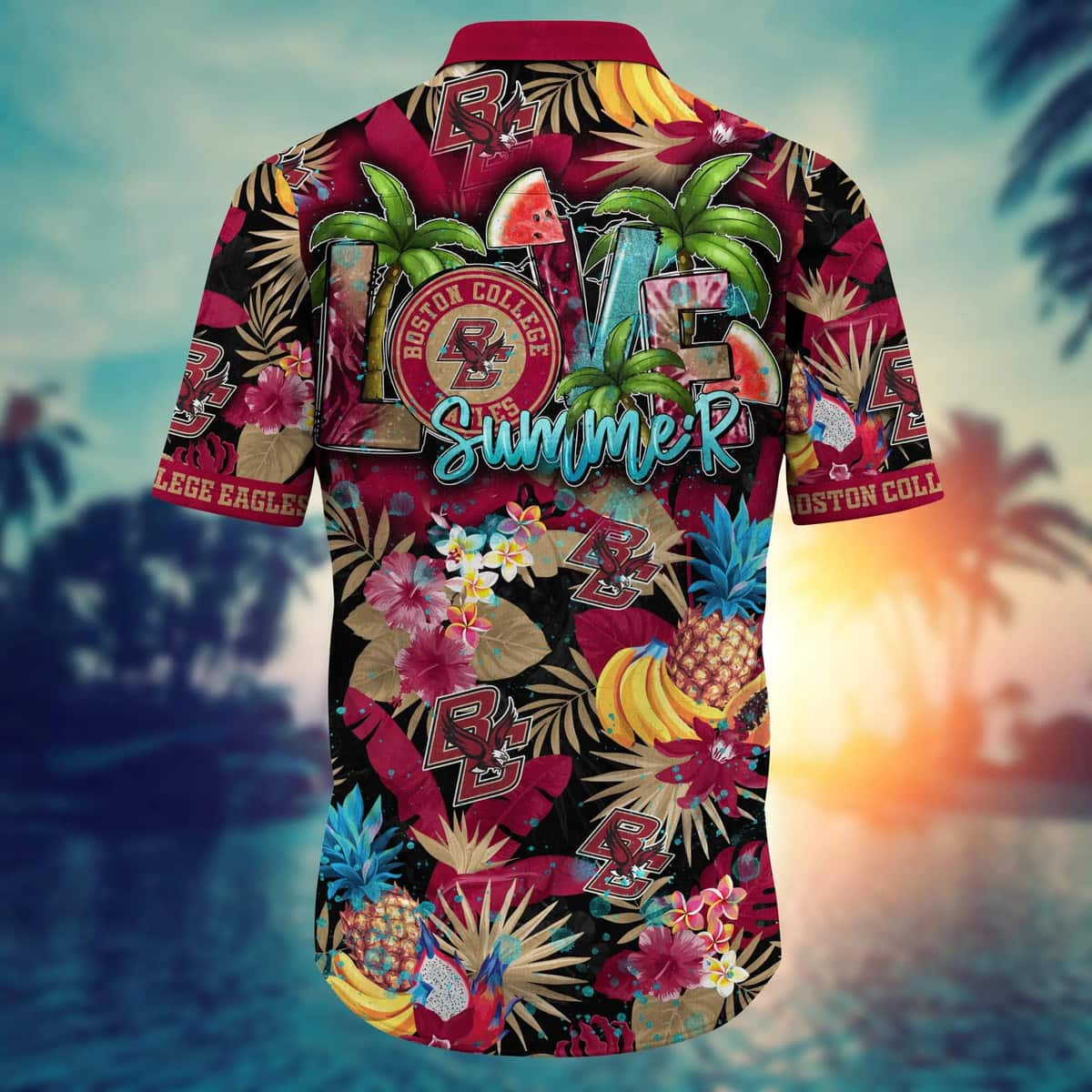 Summer Aloha NCAA Boston College Eagles Hawaiian Shirt Cool Gift For Dad Summer Aloha NCAA Boston College Eagles Hawaiian Shirt Cool Gift For Dad