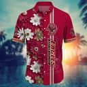 NCAA Boston College Eagles Hawaiian Shirt Tropical Flower Best Gift For Dad NCAA Boston College Eagles Hawaiian Shirt Tropical Flower Best Gift For Dad