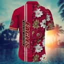 NCAA Boston College Eagles Hawaiian Shirt Tropical Flower Best Gift For Dad NCAA Boston College Eagles Hawaiian Shirt Tropical Flower Best Gift For Dad