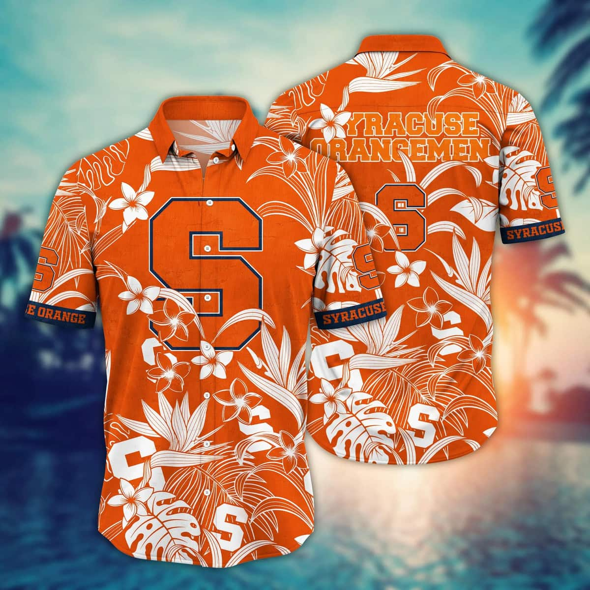 NCAA Syracuse Orange Hawaiian Shirt Aloha Forest Cool Gift For Friend