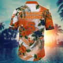 NCAA Syracuse Orange Hawaiian Shirt Hibiscus Flowers Gift For Best Friend