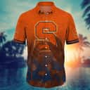NCAA Syracuse Orange Hawaiian Shirt Flora And Fauna Practical Beach Gift
