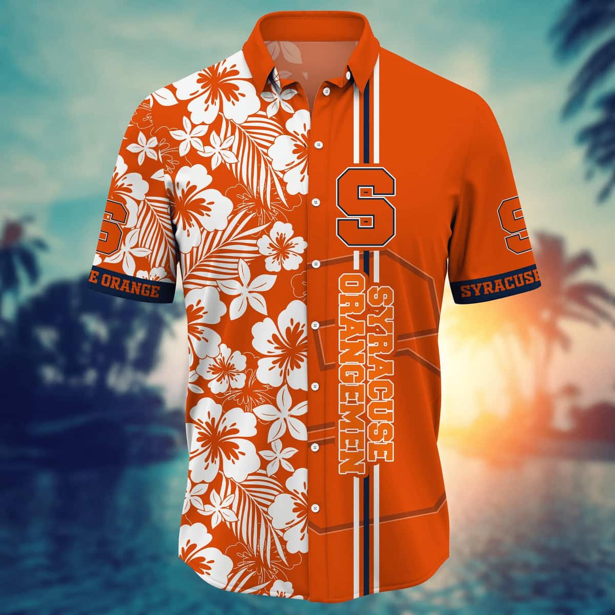Awesome Aloha NCAA Syracuse Orange Hawaiian Shirt Trendy Summer Gift Awesome Aloha NCAA Syracuse Orange Hawaiian Shirt Trendy Summer Gift