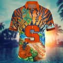 Colorful NCAA Syracuse Orange Hawaiian Shirt Trendy Summer Gift For Boyfriend