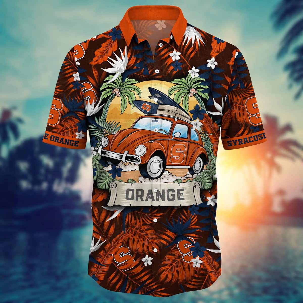 Summer Aloha NCAA Syracuse Orange Hawaiian Shirt Practical Beach Gift For Dad Summer Aloha NCAA Syracuse Orange Hawaiian Shirt Practical Beach Gift For Dad