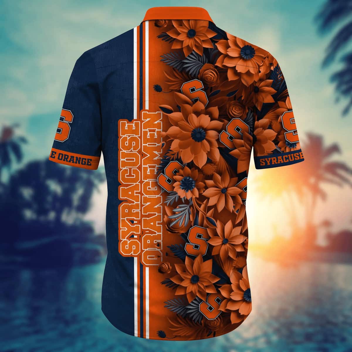 Vintage Aloha NCAA Syracuse Orange Hawaiian Shirt Gift For Beach Trip Vintage Aloha NCAA Syracuse Orange Hawaiian Shirt Gift For Beach Trip