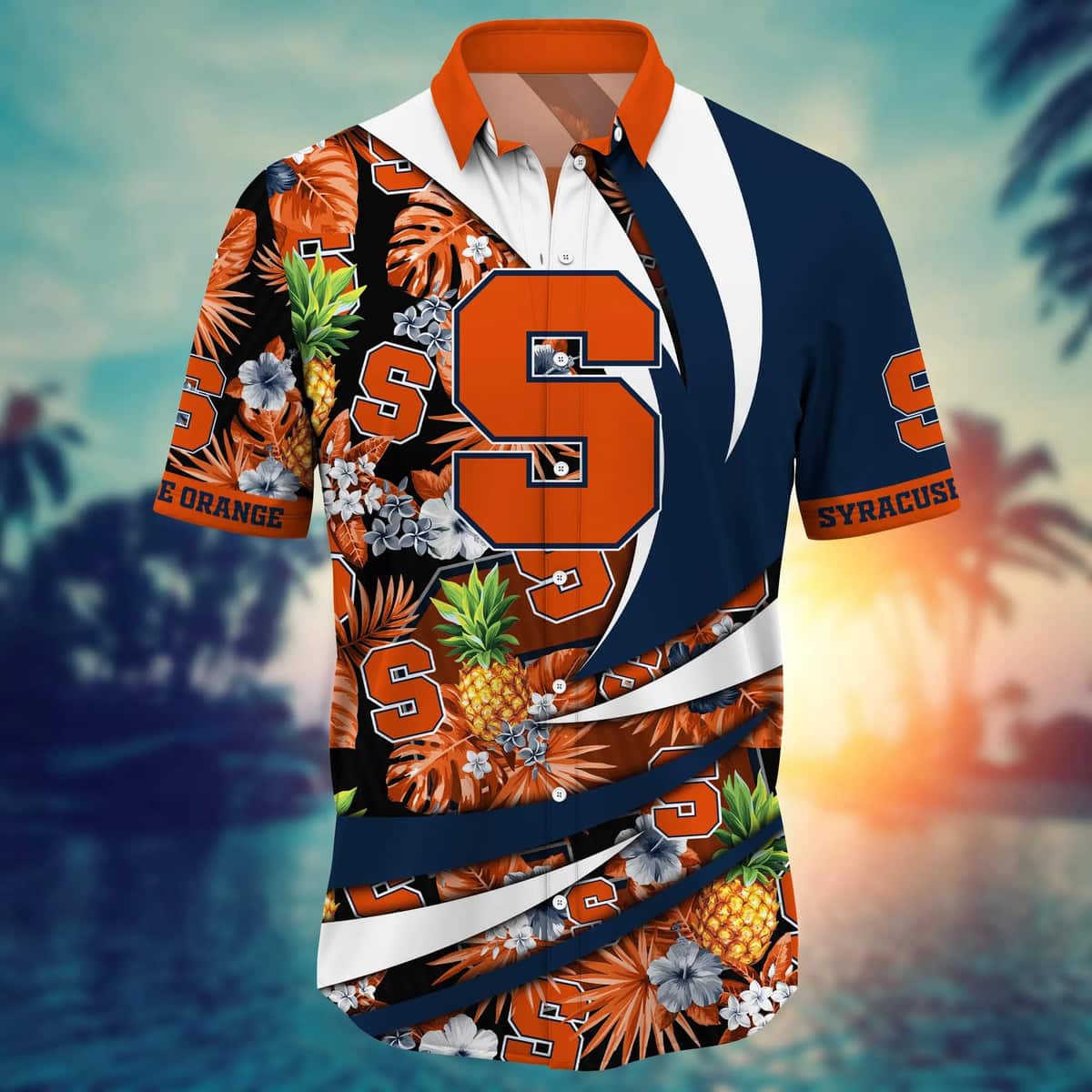 Summer Aloha NCAA Syracuse Orange Hawaiian Shirt Gift For Best Friend Summer Aloha NCAA Syracuse Orange Hawaiian Shirt Gift For Best Friend