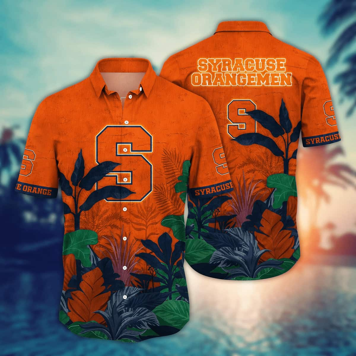 Tropical Nature NCAA Syracuse Orange Hawaiian Shirt Summer Holiday Gift