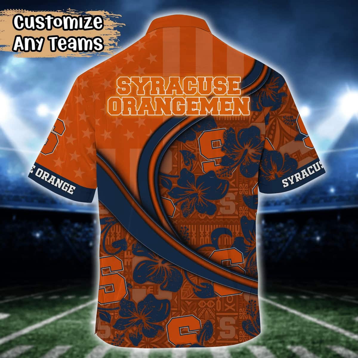 Basic Aloha NCAA Syracuse Orange Hawaiian Shirt Customize Name Gift For Beach Lovers Basic Aloha NCAA Syracuse Orange Hawaiian Shirt Customize Name Gift For Beach Lovers
