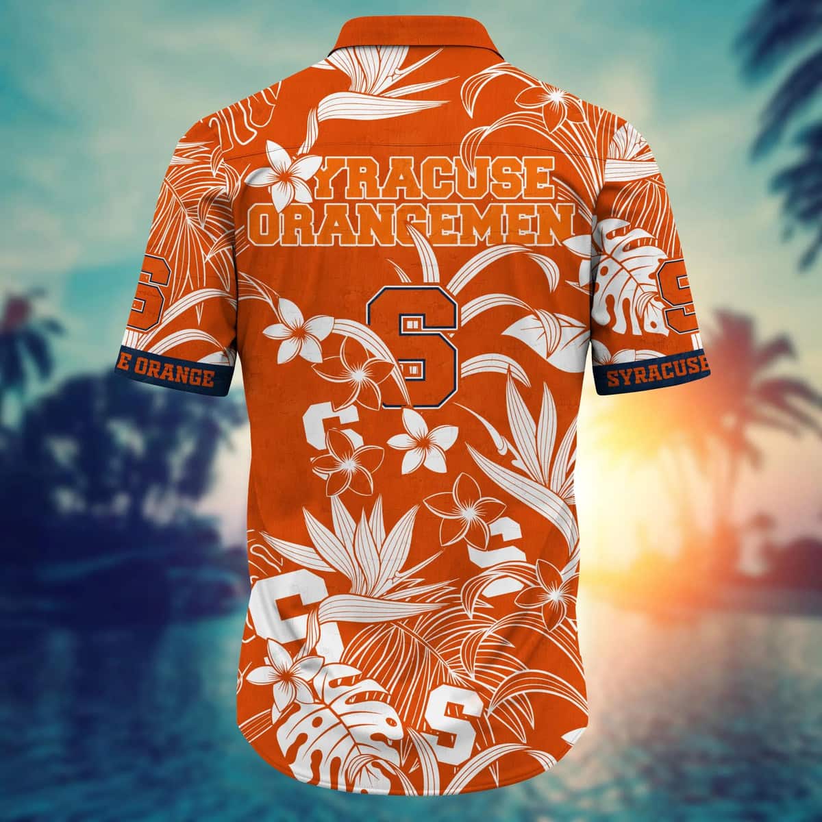 NCAA Syracuse Orange Hawaiian Shirt Tropical Forest Gift For Best Friend NCAA Syracuse Orange Hawaiian Shirt Tropical Forest Gift For Best Friend