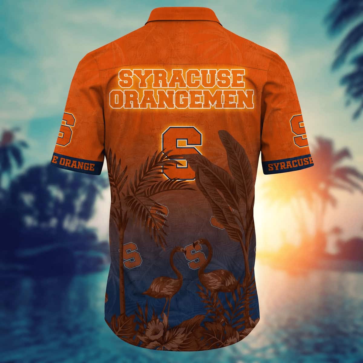 Vintage Aloha NCAA Syracuse Orange Hawaiian Shirt Beach Gift For Dad Vintage Aloha NCAA Syracuse Orange Hawaiian Shirt Beach Gift For Dad