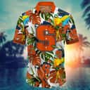 Tropical Aloha NCAA Syracuse Orange Hawaiian Shirt Flora And Fauna Gift For Dad