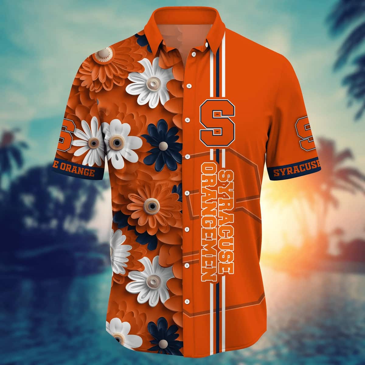 Floral Aloha NCAA Syracuse Orange Hawaiian Shirt Summer Lovers Gift Floral Aloha NCAA Syracuse Orange Hawaiian Shirt Summer Lovers Gift