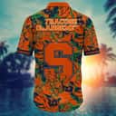 Colorful Aloha NCAA Syracuse Orange Hawaiian Shirt Gift For Beach Vacation