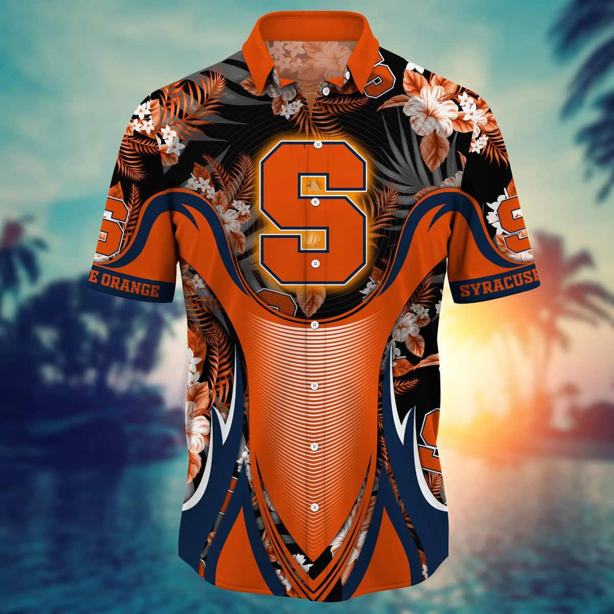 Stylish Aloha NCAA Syracuse Orange Hawaiian Shirt Beach Gift For Friend Stylish Aloha NCAA Syracuse Orange Hawaiian Shirt Beach Gift For Friend